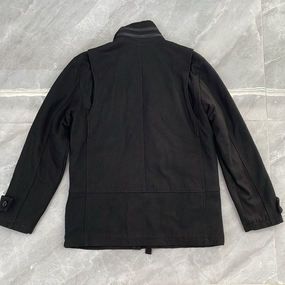 Men’s Rocawear Wool Blend Winter Jacket Zipper Coat Large - Picture 12 of 16